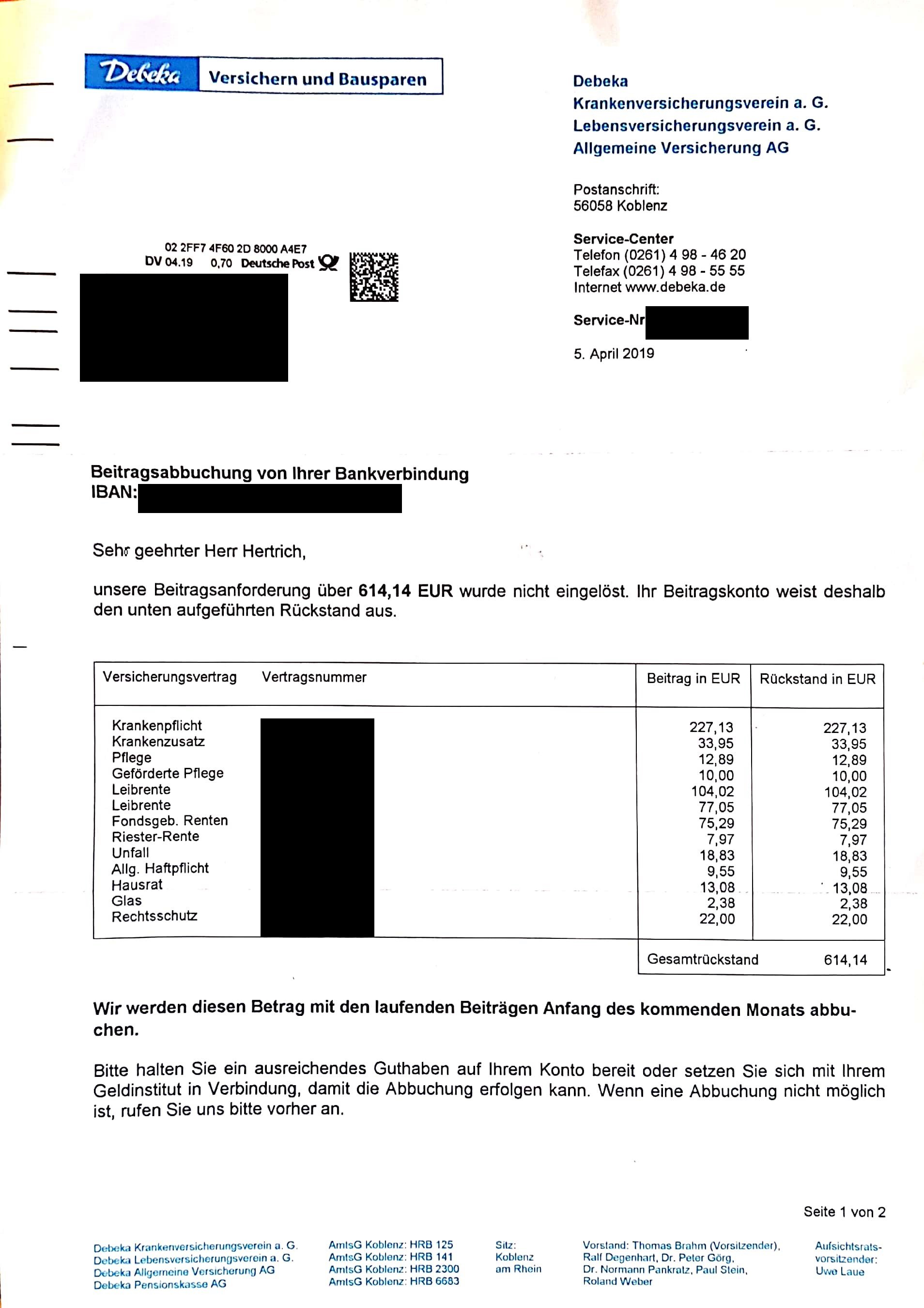 Versicherungen Und Finanzielles Ubersicht Und Praxisbeispiel Allgemein Lehrerforen De Das Forum Fur Lehrkrafte